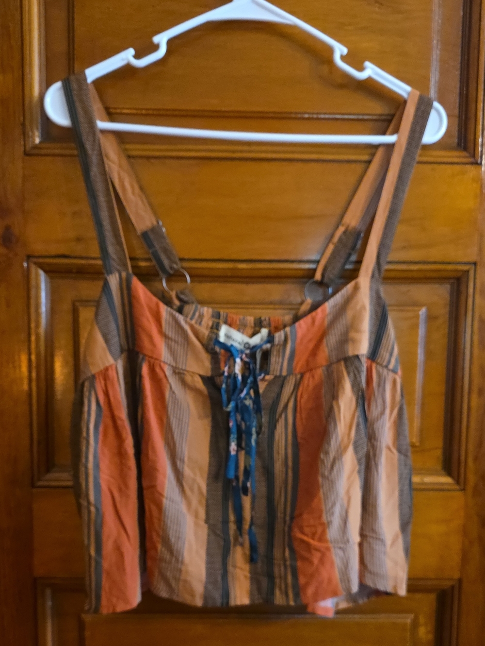 NATURAL LIFE Stripey Cropped Tank